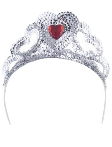 Accesorii petrecere Tiara cu paiete argintii de la Hobbyplanet Romania