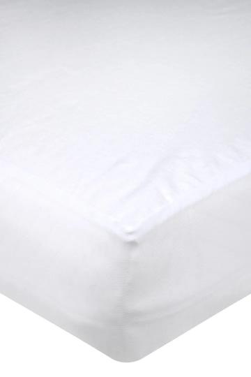 Protectie saltea Carlyn 160x200 cm, culoare alb de la URBANIX SRL