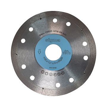 Disc diamantat Sigma Art 75 C3 115 mm sector inchis-ultra SU