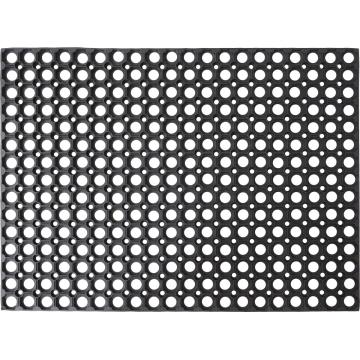 Covor intrare 60x80 cm - perforat negru polyester+pvc MoftX