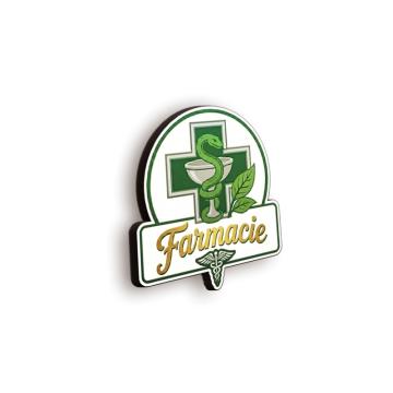Firma luminoasa volumetrica Farmacie de la Amn Design Srl