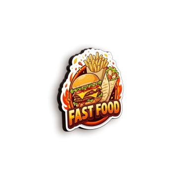 Firma luminoasa volumetrica Fast Food de la Amn Design Srl