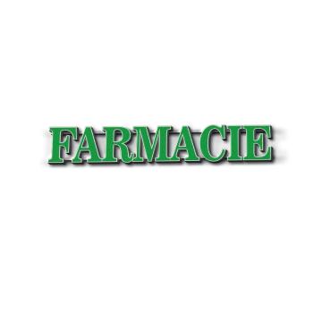 Litere volumetrice Farmacie - Clasic Verde