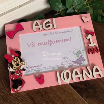 Rama foto personalizata Minnie de la Simonne