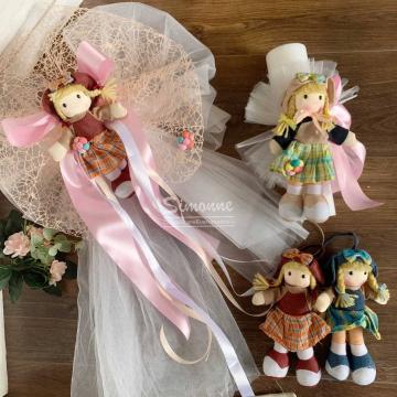 Set lumanare decor cristelnita botez
