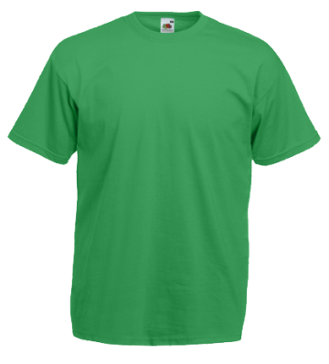 Tricou Fruit Of The Loom Valueweight verde marimea XL de la Sublirom Co. SRL