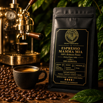 Espresso Mamma Mia - 100% Robusta Honey, Harley Estates