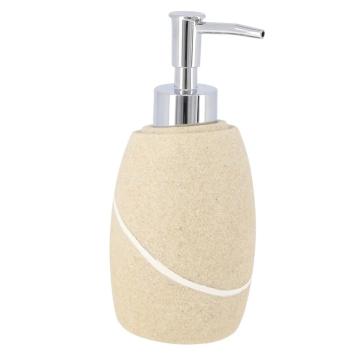 Dispenser sapun polirasina design piatra 240 ml - natural de la URBANIX SRL