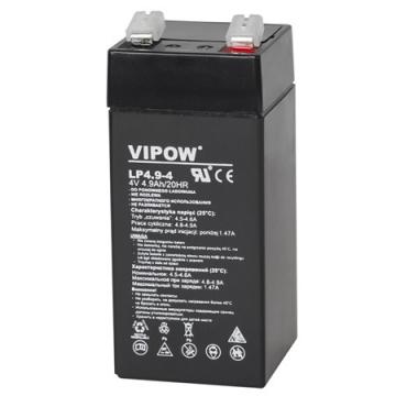 Acumulator gel plumb Vipow 4V, 4.9Ah